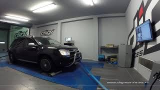 Dacia Duster 1.5 dci 110cv Reprogrammation Moteur @ 131cv Digiservices Paris 77 Dyno