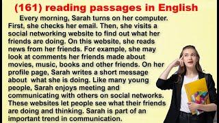 Reading Practice Improve your pronunciation in English