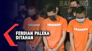 Tertunduk Ferdian Paleka Ditahan di Polrestabes Bandung