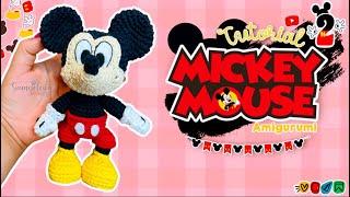 Mickey Mouse Amigurumi tutorial parte 2 españolingles