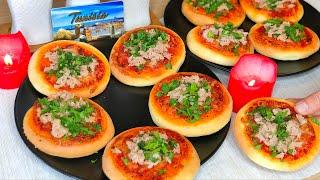 ميني بيتزا بأروع عجينة سهلة مع طريقة تشكيل مميزه وسريعة لمائدة الإفطار في رمضان-Mini Pizza