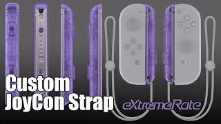 Custom Atomic Purple Nintendo Switch JoyCon Strap Shell by eXtremeRate