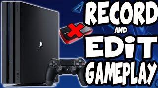 How to Record and Edit PS4 Videos for YouTube NO CAPTURE CARD