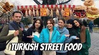 Eating Turkish Street Food 24 Hours Challenge Sistrology Fatima Faisal