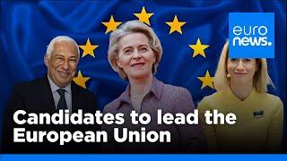 EU leaders agree on top jobs Ursula von der Leyen António Costa and Kaja Kallas  euronews 