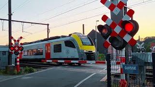 Wavre Linden Street Railway Crossing Walloon Brabant