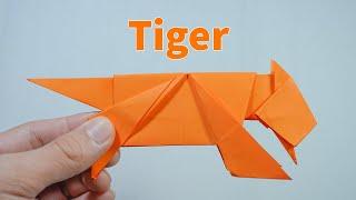 Origami Tiger - Paper Tiger Making - Origami Animals Tutorials - Paper Art TV