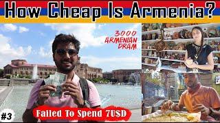 Spending ₹500 In Armenia  . Couldnt Spend more than 6$ in one day in Yerevan.