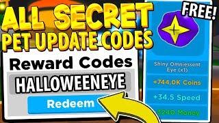 SECRET EYE PET UPDATE CODES IN MAGNET SIMULATOR *LIMITED CODES* Roblox