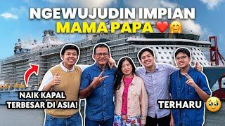 NGEWUJUDIN IMPIAN MAMA PAPA️ NAIK KAPAL TERBESAR DI ASIA 4 HARI ROYAL CARRIBEAN