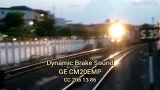 Dynamic Brake Sound Locomotive General Electric GE CM20EMP CC 206 13 86