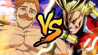 ESCANOR VS ALL MIGHT RAP BATTLE  RUSTAGE ft Daddyphatsnaps