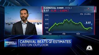 Weve seen no sign of slowdown says Carnival Corp CEO Josh Weinstein