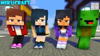 poi poi aphmau maizen jj mikey and funneh new friends - minecraf minecraft #shortsviral