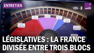 Résultats des législatives  comment gouverner une France divisée entre trois blocs