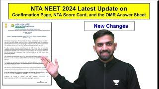 NEET 2024 Latest Update  NTA Latest update NEET 2024  NEET Latest Update 2024