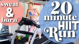 20 Min Interval Treadmill Workout HIIT Run to Burn Calories & Boost Metabolism