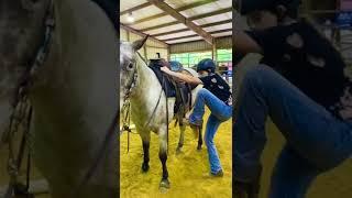 Grandma Vs Teen Horse Riders #horse #shorts