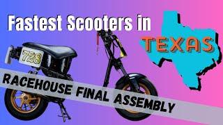 Building the fastest scooters in Texas Keiffers RACEHOUSE Final Assembly Part 3