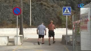 Un solo carril de entrada y salida a la explanada del Chorrillo por las obras del cable submarino