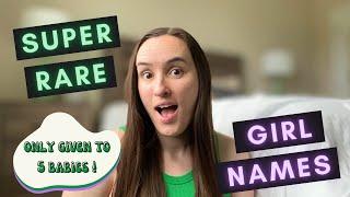 SUPER RARE Baby Girl Names  BABY NAME HELP