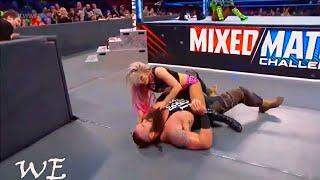 Wwe broun strowman kiss with alexa bliss