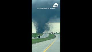 Powerful tornadoes tear across Nebraska Iowa