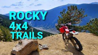 Idaho Springs and Georgetown Colorado - 4x4 Offroad Trails on Dual Sport Honda XR650L