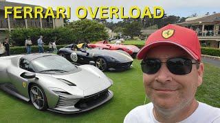 Ferraris Invade Pebble Beach During Monterey Car Week