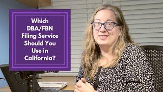 Which FBNDBA Filing Company in California? LegalZoom vs DBAStore vs SwiftFilings