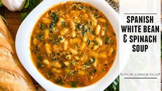 A Simple & Delicious Soup to Warm your Soul  White Bean & Spinach Soup