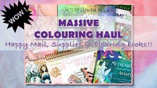 HUGE COLOURING BOOK HAUL  MAY TO OCTOBER 2023  ADULT COLOURING