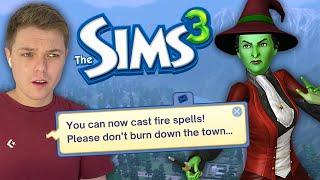 I made an evil witch in The Sims 3 and it ruined the town