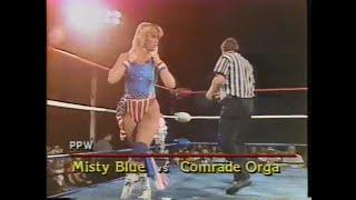 Misty Blue vs Comrade Orga   Power Pro Sept 5th 1987