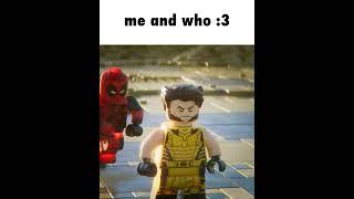 LEGO Deadpool and Wolverine are friends #shorts