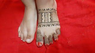 Simple Feet mehndi designs Leg mehendi design mehndi designs 