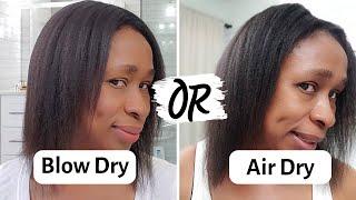 How To Step by Step Relaxed Hair AIR DRYING TUTORIAL  Shampoo  Conditioner
