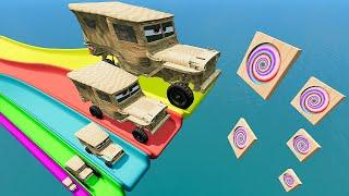 Big & Small Sarge vs Portal Trap  BeamNG.Drive #42