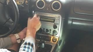 Keyless stereo removal Miata 04 NB