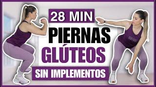 PIERNAS TONIFICADAS Y GLÚTEOS GRANDES  RUTINA DE EJERCICIOS EN CASA SIN PESAS  NatyGlossGym