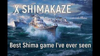 World of Warships - X SHIMAKAZE Replay best shima game Ive ever seen