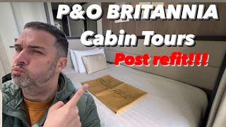 P&O Britannia ULTIMATE cabin tours & guide. Better or WORSE post refit