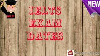 Ielts exam dates of 2019 IDPBC