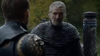 Brynden Blackfish Tully disses Jaime Lannister