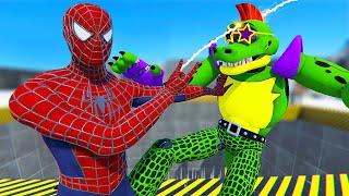 Spider-Man Uses Powers Against FNAF Animatronics - Bonelab Mods