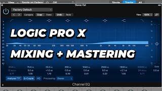 How to Mix a Beat from START TO FINISH in Logic Pro X Music ProductionMixingMastering Tutorial