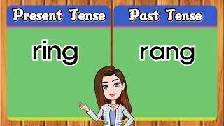 MOST COMMON IRREGULAR VERBS  Past Tense and Present Tense  Part 15