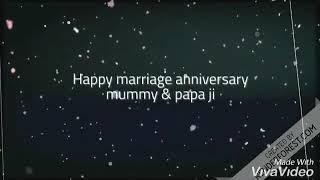 Happy anniversary my  lovely mother in law & father in law