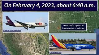 Southwest & FedEx Near Miss at Austin Airport • NTSB Animation