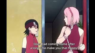 Sasuke  Sakura sarada .funny family moments